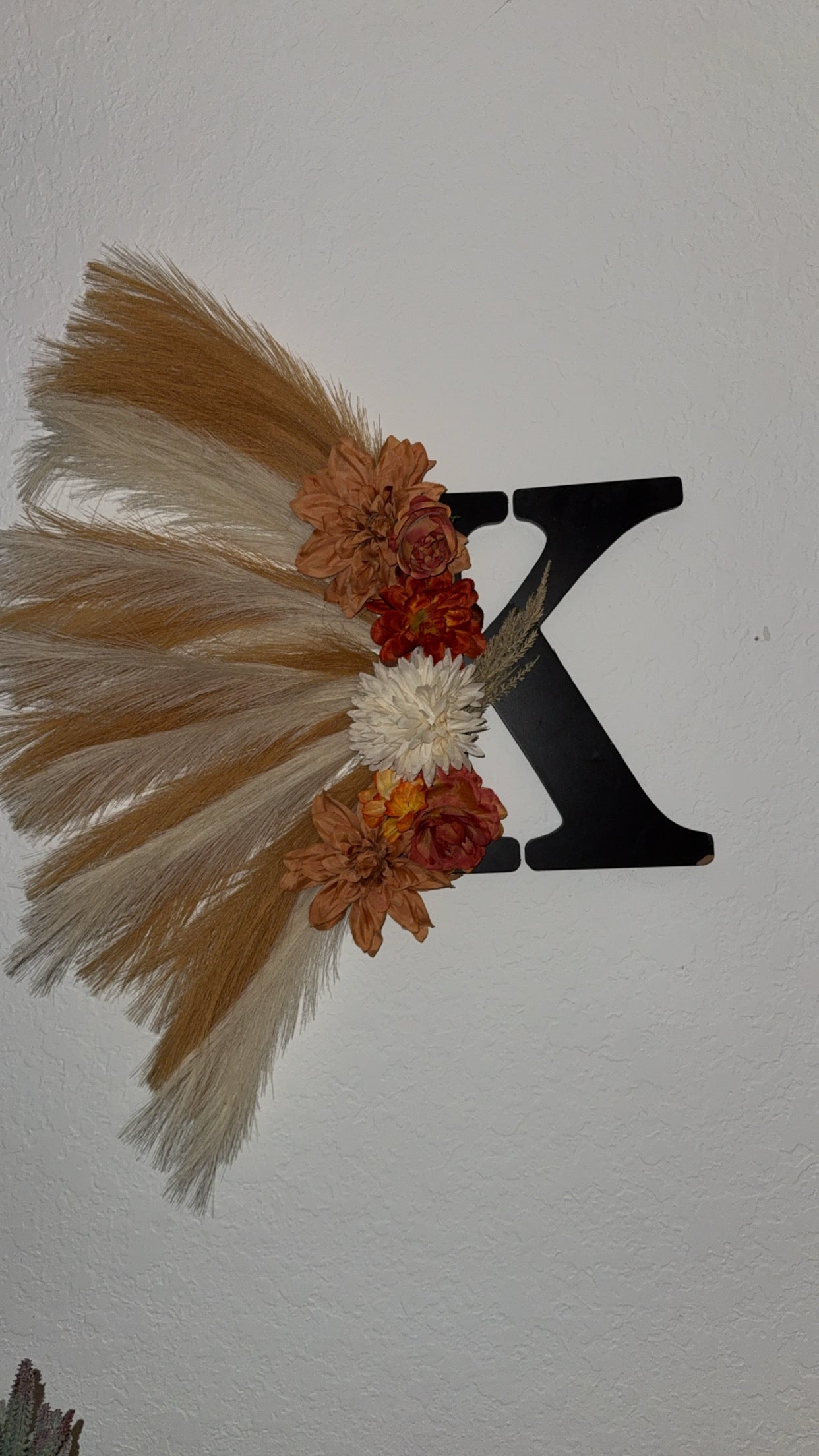 Custom Floral Inital Letter