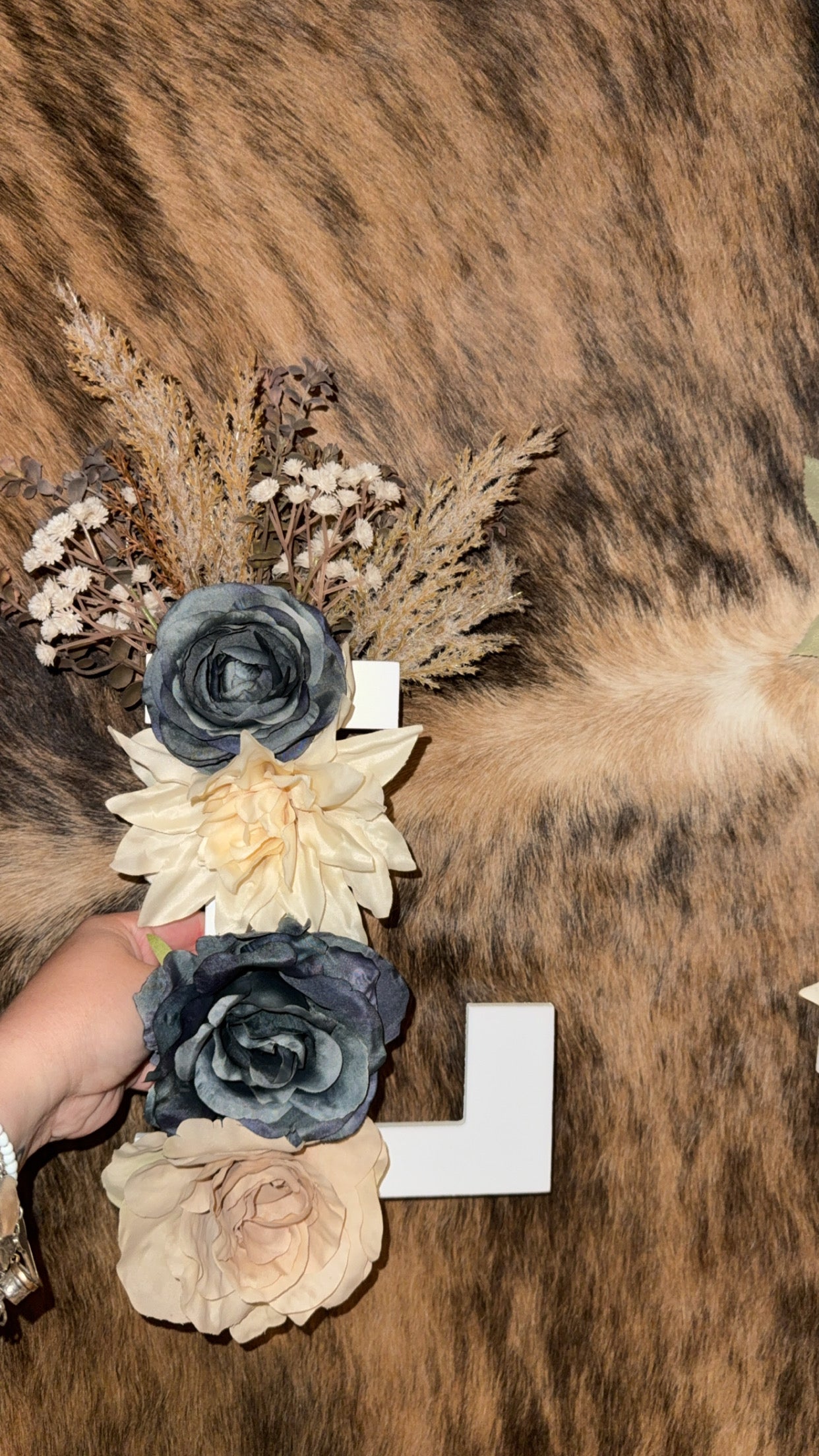 Custom Floral Inital Letter
